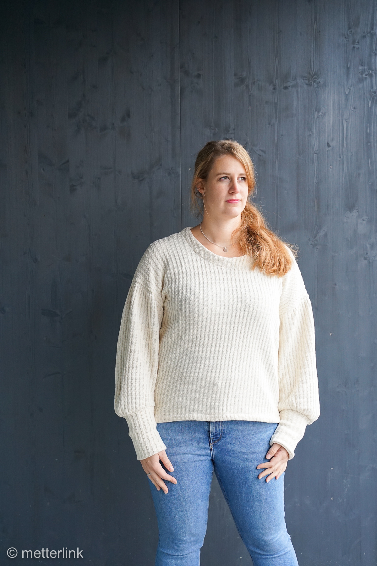 metterlink naeht: Carvi Sweater von Tilia Patterns