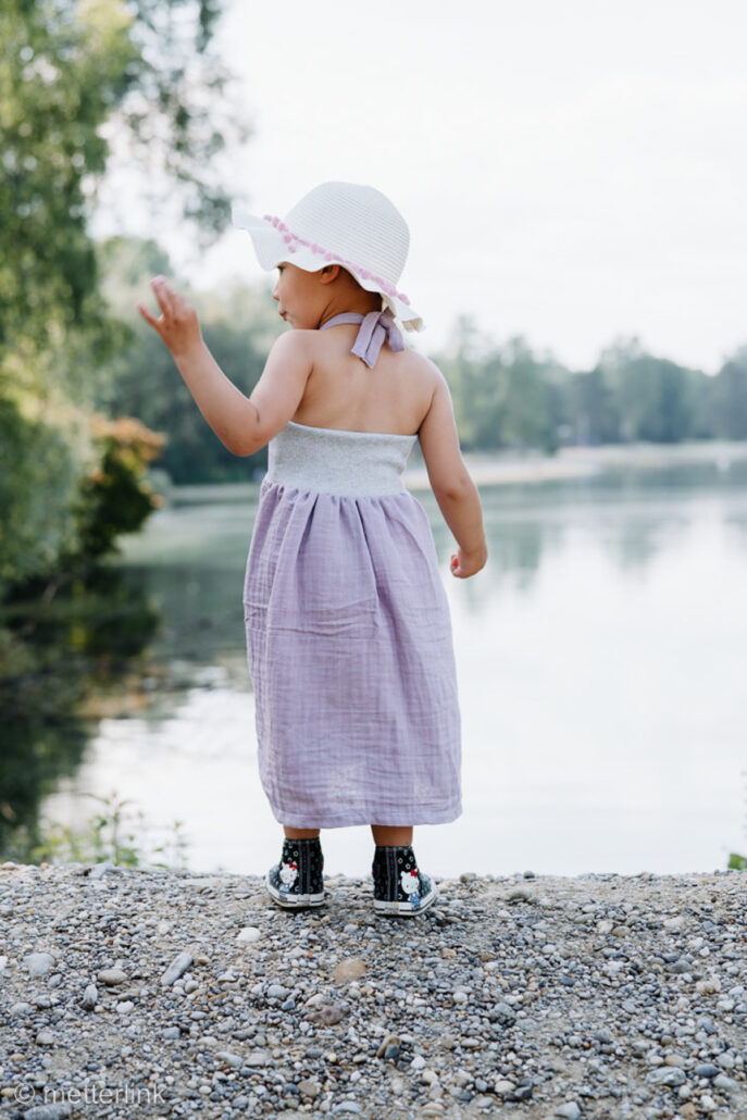 metterlink näht: Kleid Riviera von Lotte und Ludwig aus Musselin für Kinder